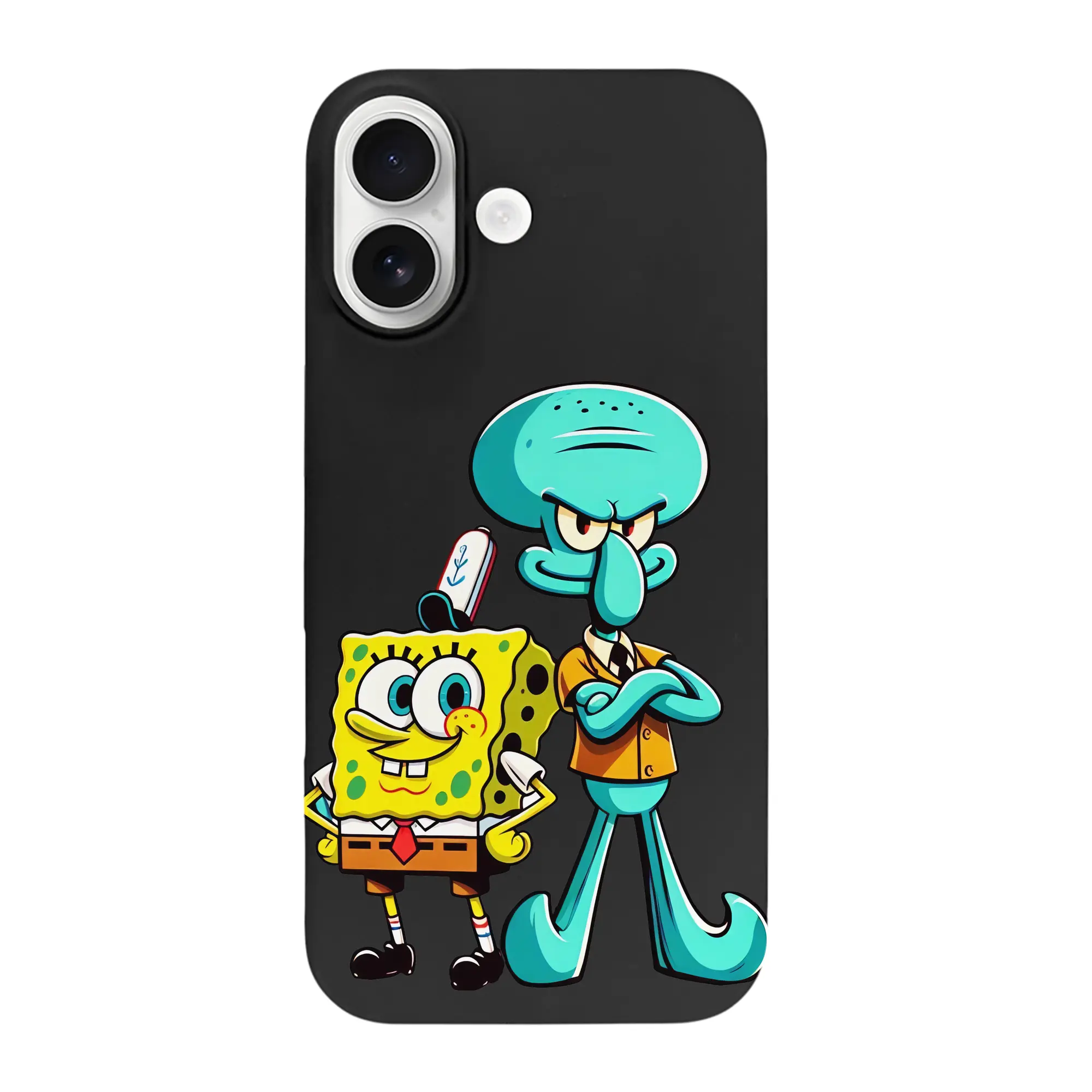 スポンジボブ グッズ イカルド - iPhone 17 シリーズ シリコンケース 薄型 耐衝撃 指紋防止 ソフトタッチカバー 精密フィット 傷防止 保護ケース iPhone 17/17 Air/17 Pro/17 Pro Max 対応